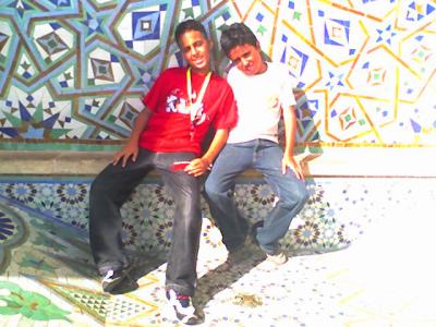 c moi (imads) et lahcen le fils de ma tante